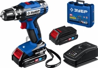 Дрель-шуруповерт Зубр Профессионал DL-201-22 (с 2-мя АКБ 2 Ач, кейс) - фото