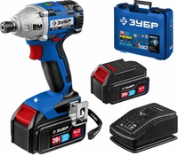 Винтоверт Зубр Профессионал GVB-250-42 (с 2-мя АКБ 4 Ач, кейс) - фото