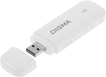 4G модем Digma WiFi DW1960 3G/4G (белый) - фото