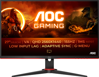 Игровой монитор AOC Q27G2E/BK - фото