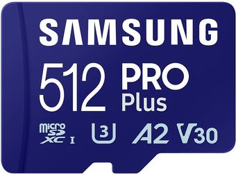 Карта памяти Samsung PRO Plus microSDXC 512GB MB-MD512SA/EU (с адаптером) - фото