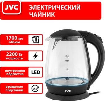 Электрический чайник JVC JK-KE1508 - фото