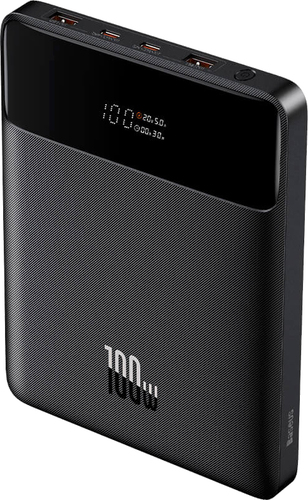 Внешний аккумулятор Baseus Blade High Power Digital Display Quick Charge Power Bank 100W 20000mAh - фото