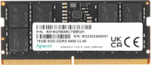 Оперативная память Apacer 16ГБ DDR5 SODIMM 4800 МГц AS16GHB48CTBBGH - фото