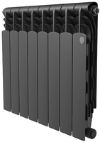 Биметаллический радиатор Royal Thermo Revolution Bimetall 500 2.0/Noir Sable (8 секций) - фото