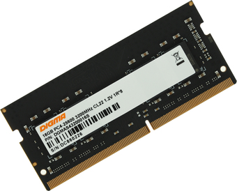 Оперативная память Digma 16ГБ DDR4 SODIMM 3200 МГц DGMAS43200016S - фото