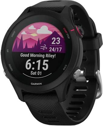 Умные часы Garmin Forerunner 255S Music 41 мм (черный) - фото