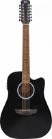 Электроакустическая гитара JET JDEC-255/12 BKS - фото