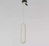 Подвесная люстра Евросвет Spire 90269/1 черный/золото - фото