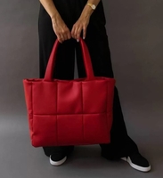 Женская сумка MT.style Тоут из экокожи (красный) - фото