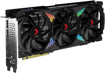 Видеокарта PNY GeForce RTX 4060 Ti 8GB XLR8 Gaming Verto Epic-X RGB Triple Fan VCG4060T8TFXXPB1 - фото