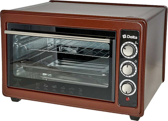 Мини-печь Delta D-0123 (коричневый) - фото