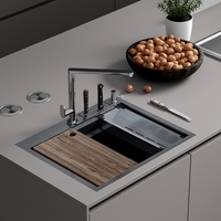 Кухонная мойка Roxen Stage 560250-60B - фото