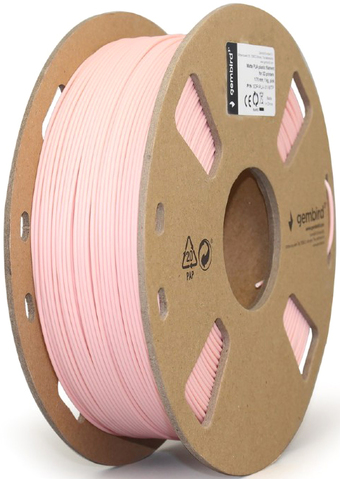Пластик Gembird PLA 1.75 мм 1000 г (матовый розовый) - фото