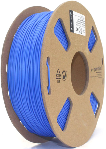 Пластик Gembird PLA 1.75 мм 1000 г (флуоресцентный синий) - фото