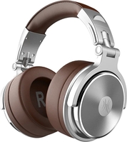 Наушники OneOdio Studio Pro 30 (серебристый/коричневый) - фото
