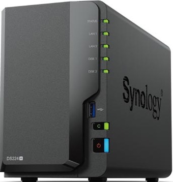 Сетевой накопитель Synology DiskStation DS224+ - фото