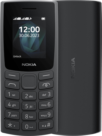 Кнопочный телефон Nokia 105 (2023) Dual SIM TA-1557 (черный) - фото