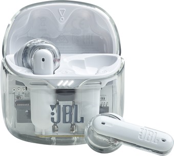 Наушники JBL Tune Flex Ghost (белый) - фото