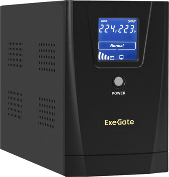 Источник бесперебойного питания ExeGate SpecialPro Smart LLB-2000.LCD.AVR.1SH.2C13.RJ.USB EX292630RUS - фото