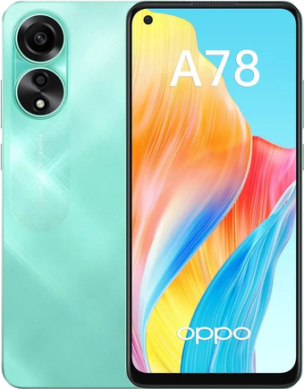 Смартфон Oppo A78 CPH2565 8GB/256GB международная версия (лазурный) - фото