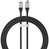 Кабель Baseus CoolPlay Series USB Type-C - Lightning (1 м, черный) - фото