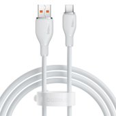 Кабель Baseus Pudding Series USB Type-A - USB Type-C (1.2 м, белый) - фото
