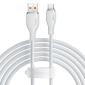 Кабель Baseus Pudding Series USB Type-A - USB Type-C (2 м, белый) - фото