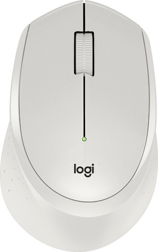 Мышь Logitech M330 Silent Plus (белый/желтый) - фото