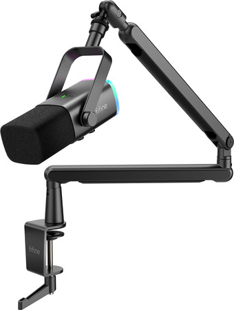 Проводной микрофон FIFINE TAM8 (черный) - фото