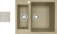 Кухонная мойка БелЭворс Duet R (темно-бежевый, без сифона) - фото