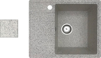 Кухонная мойка БелЭворс Mila R (олово, без сифона) - фото