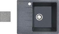 Кухонная мойка БелЭворс Mila R (серый, без сифона) - фото