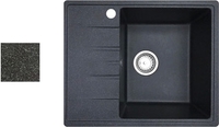 Кухонная мойка БелЭворс Mila R (черный, без сифона) - фото