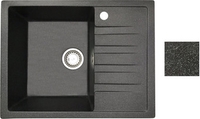 Кухонная мойка БелЭворс Vega L (черный, без сифона) - фото