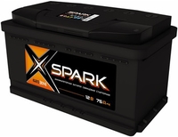 Автомобильный аккумулятор Spark 620A (EN) L+ SPA75-3-L (75 А·ч) - фото