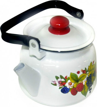 Чайник без свистка Сибирские товары С2714.3 (белый) - фото