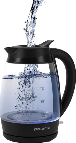 Электрический чайник Polaris PWK 2006CGL (черный) - фото
