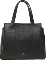 Женская сумка Souffle 322 3225001 (черный кайман эластичный) - фото