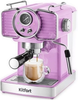 Рожковая помповая кофеварка Kitfort KT-7125-3 - фото