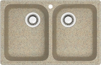 Кухонная мойка Berge BR-7322 (песочный) - фото