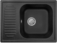 Кухонная мойка Granrus GR-645 (черный) - фото