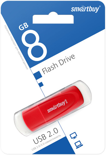 USB Flash SmartBuy Scout 8GB (красный) - фото