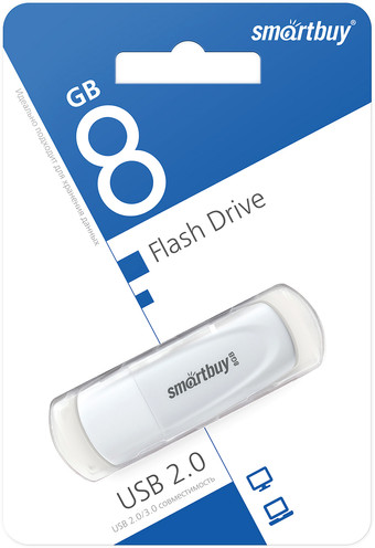 USB Flash SmartBuy Scout 8GB (белый) - фото