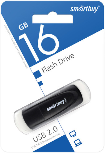 USB Flash SmartBuy Scout 16GB (черный) - фото