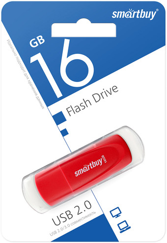 USB Flash SmartBuy Scout 16GB (красный) - фото