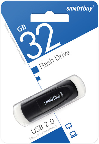 USB Flash SmartBuy Scout 32GB (черный) - фото