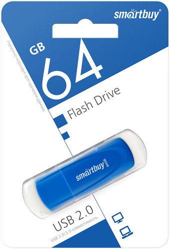 USB Flash SmartBuy Scout 64GB (синий) - фото