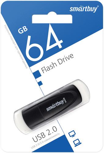 USB Flash SmartBuy Scout 64GB (черный) - фото