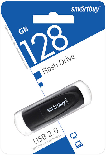 USB Flash SmartBuy Scout 128GB (черный) - фото